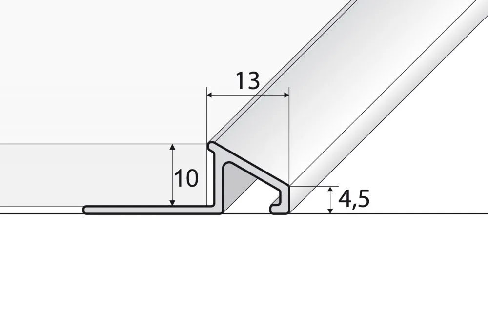 Profil aluminiu natur 2.5 ml A95