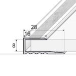 Profil aluminiu auriu 2.7 ml A63