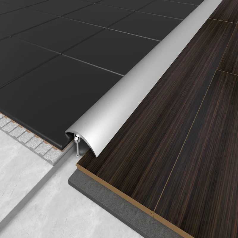 Profil de trecere cu diferenta de nivel si surub mascat 50 mm S65 culoare Aur 2.7 ml - imagine 3