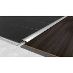Profil trecere, pardoseli, aluminiu anodizat, surub mascat, S66, 32 mm