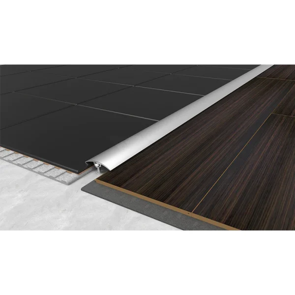 Profil trecere, pardoseli, aluminiu anodizat, surub mascat, S66, 32 mm