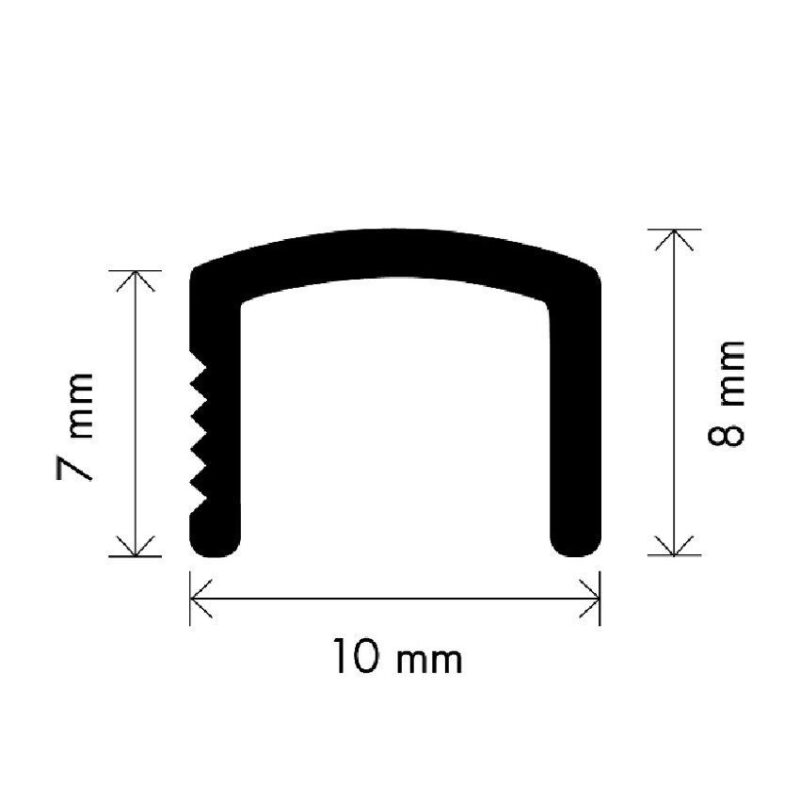 Profil deco listello bombat 3ml cod S11 - imagine 3