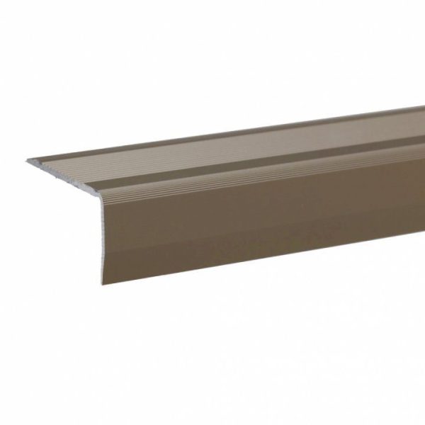 Profil aluminiu trepte, sampanie, 40x22 mm 3 ml S42