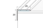 Profil stejar pentru trepte autocolant 2.7 ml A36