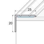 Profil stejar pentru trepte autocolant 2.7 ml A36