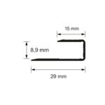 Profil terminatie parchet 2.7 ml auriu cod S63