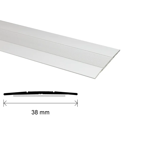 Profil de trecere autoadeziv argintiu, 0.9 m, SET S04