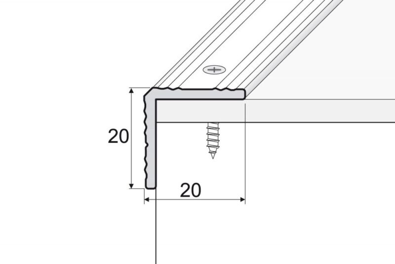Profil trepte aluminiu sampanie 2.7 ml A35 - imagine 2