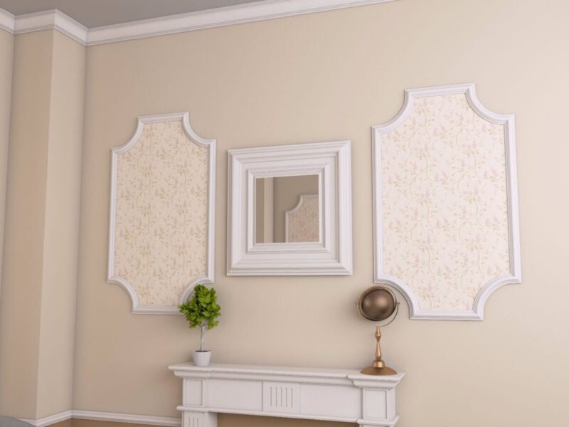 RAMA OGLINDA DIN POLIURETAN FPR001 600x600 mm - imagine 2