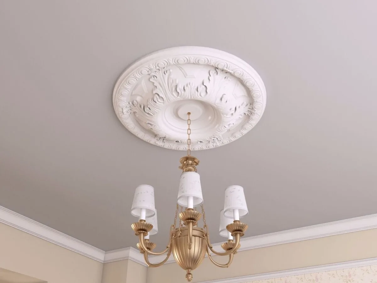 Rozeta decorativa plafon R59, Ø610mm, Fabrica de Profile