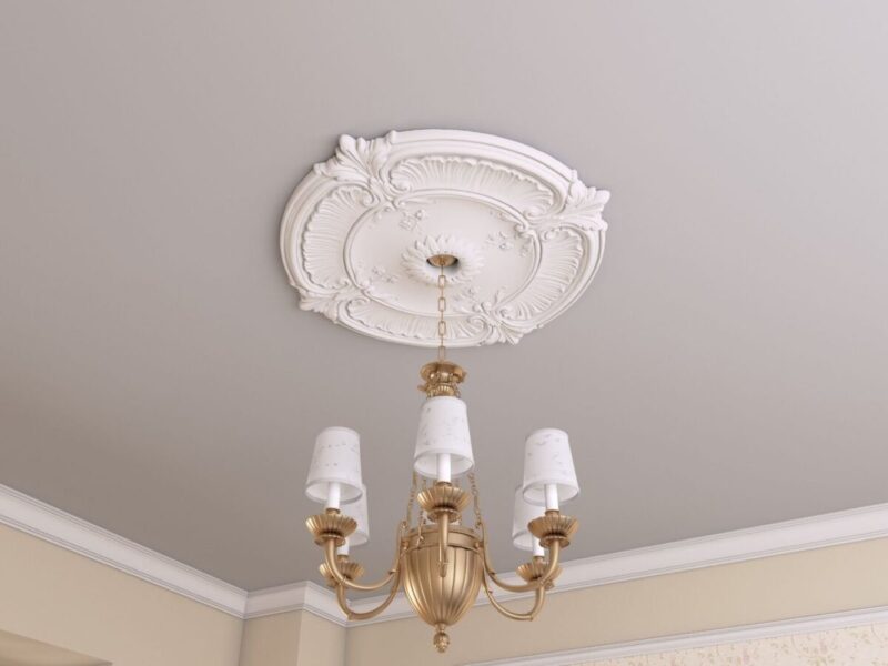 Rozeta Plafon din Poliuretan R60 650 mm - imagine 3