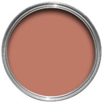 Vopsea rosie satinata 40 la suta luciu pentru interior Farrow and Ball Modern Eggshell Red Earth No. 64 5 Litri