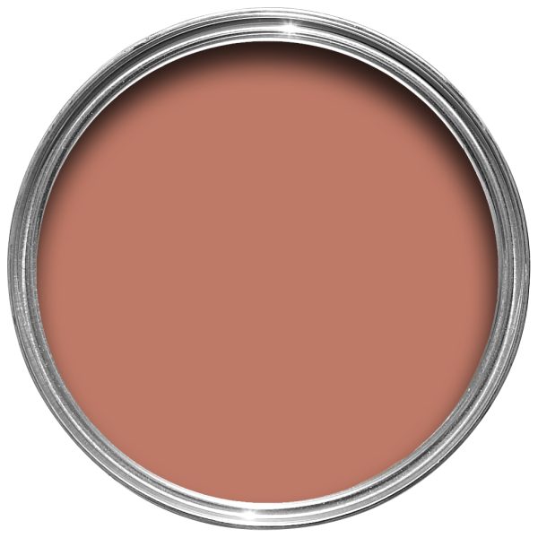 Vopsea rosie mata 7 la suta luciu pentru interior Farrow and Ball Mostra Red Earth No. 64 100 ml