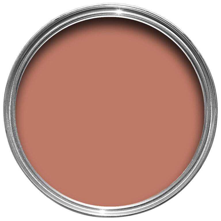 Vopsea rosie mata 7 la suta luciu pentru interior Farrow and Ball Mostra Red Earth No. 64 100 ml
