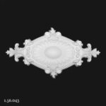 Rozeta decorativa tavan, poliuretan, ornament clasic, 1.56.043 Gaudi 315x35x585 mm