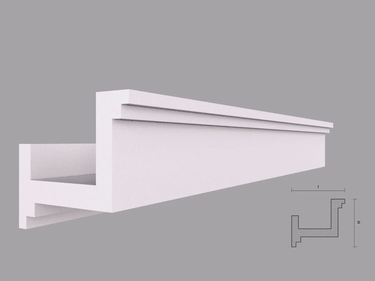 Scafa lumina indirecta SD3 100x90x2000 mm