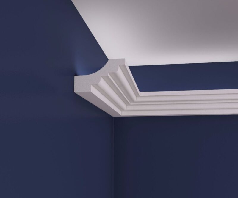 Scafa lumina indirecta SD6, alba, 120x76x2000 mm, LED