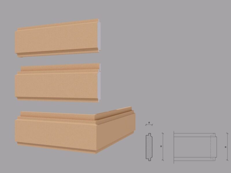 SET Coltar decorativ fatada FPCL6 250x30x2000 mm - imagine 2