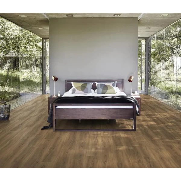 Parchet SPC maro roșcat click, Redwood CLW 218, Kahrs, 1210x218x6 mm, LTCLW2101-218