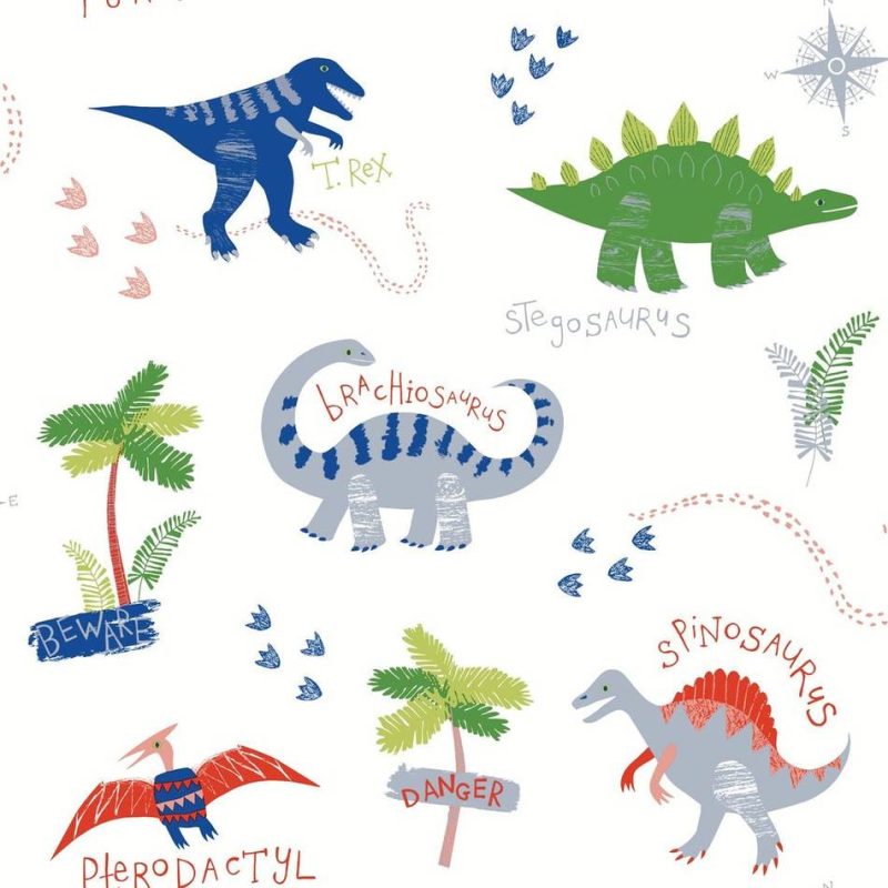 Tapet Arthouse Dino Doodles Multi Kids color Multi 1005 mm x 53 cm