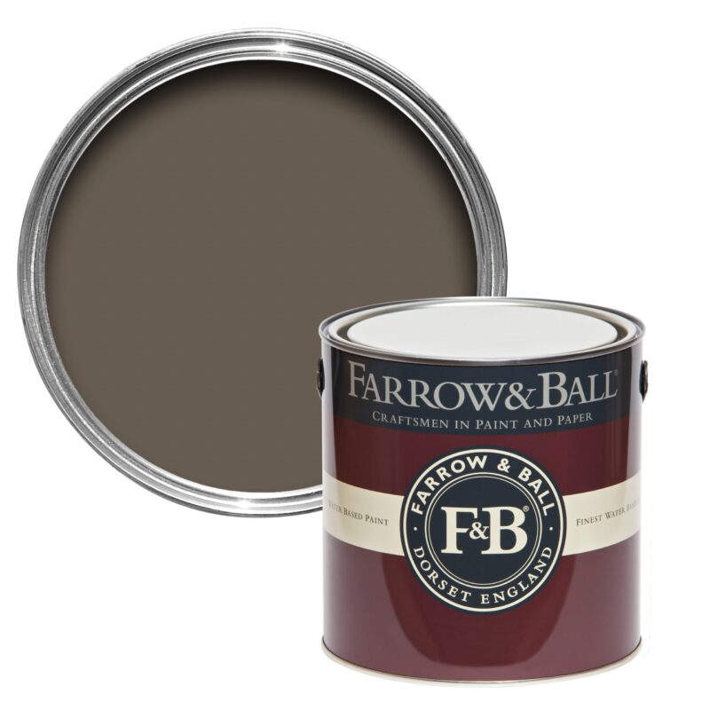 Vopsea maro mata 7 la suta luciu pentru interior Farrow and Ball Mostra Salon Drab No. 290 100 ml