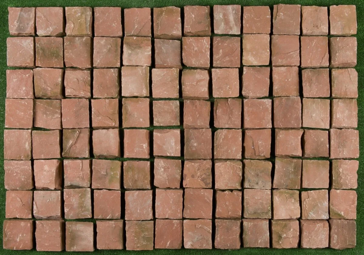 Sandstone Agra Red Placaj 10×10 3 Natural