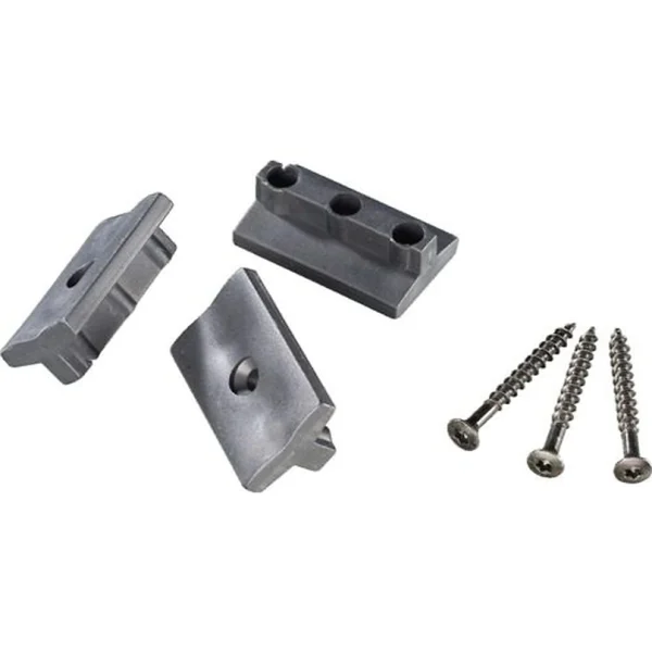 Set cleme de prindere cu surub decking WPC ePadeck consum 20 buc 1 mp 100 buc set