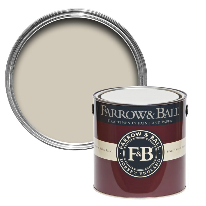 Vopsea bej mata 7 la suta luciu pentru interior Farrow and Ball Mostra Shaded White No. 201 100 ml