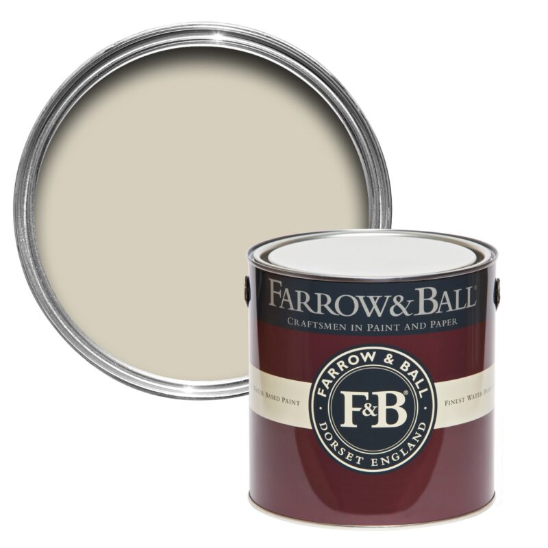 Vopsea alba lucioasa 95 la suta luciu pentru interior exterior Farrow and Ball Full Gloss Shadow White No. 282 750 ml - imagine 2