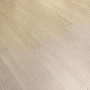 Parchet stratificat Barlinek Snowflakes Piccolo Scurt 130 stejar lac mat alb 1WG000687 1.1 m x 130 mm x 14 mm