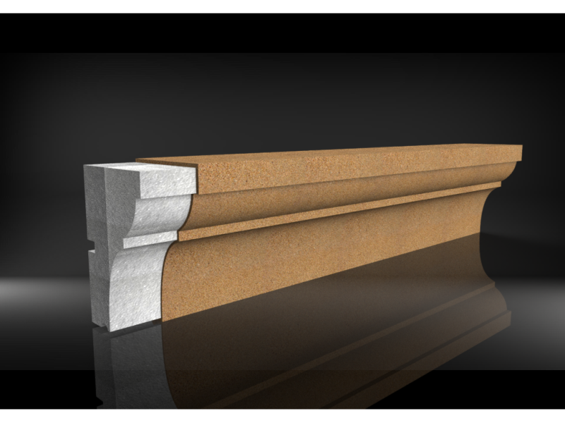 Solbanc exterior JS005 120x80x2000 mm - imagine 2