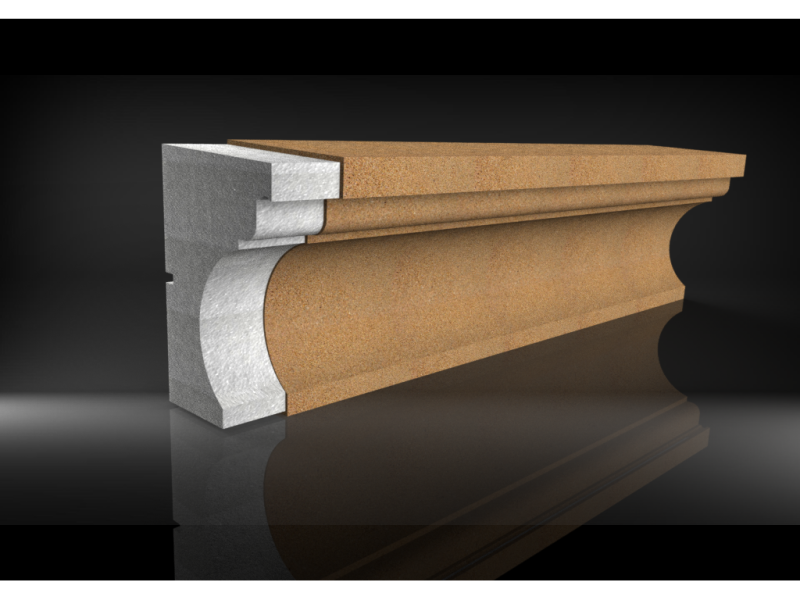Solbanc exterior JS007 150x100x2000 mm - imagine 2