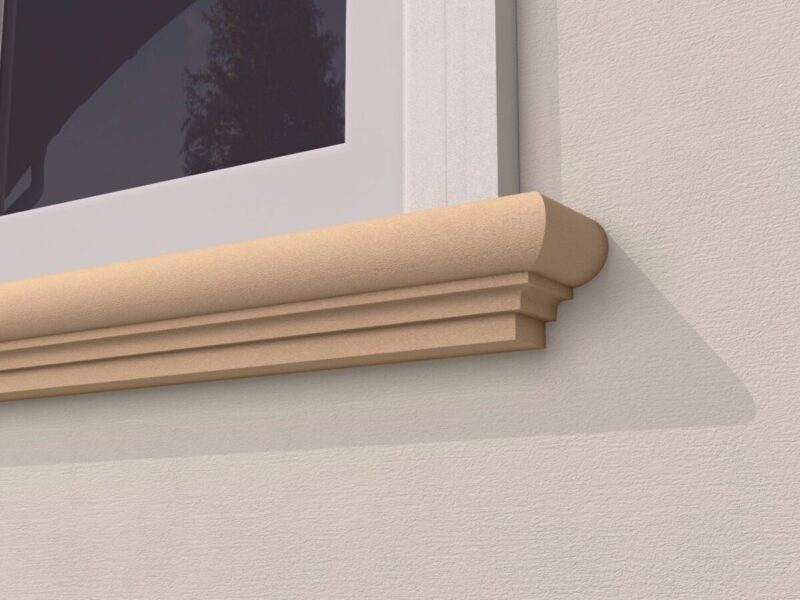Solbanc pervaz exterior FP202 100x100x2000 mm - imagine 2