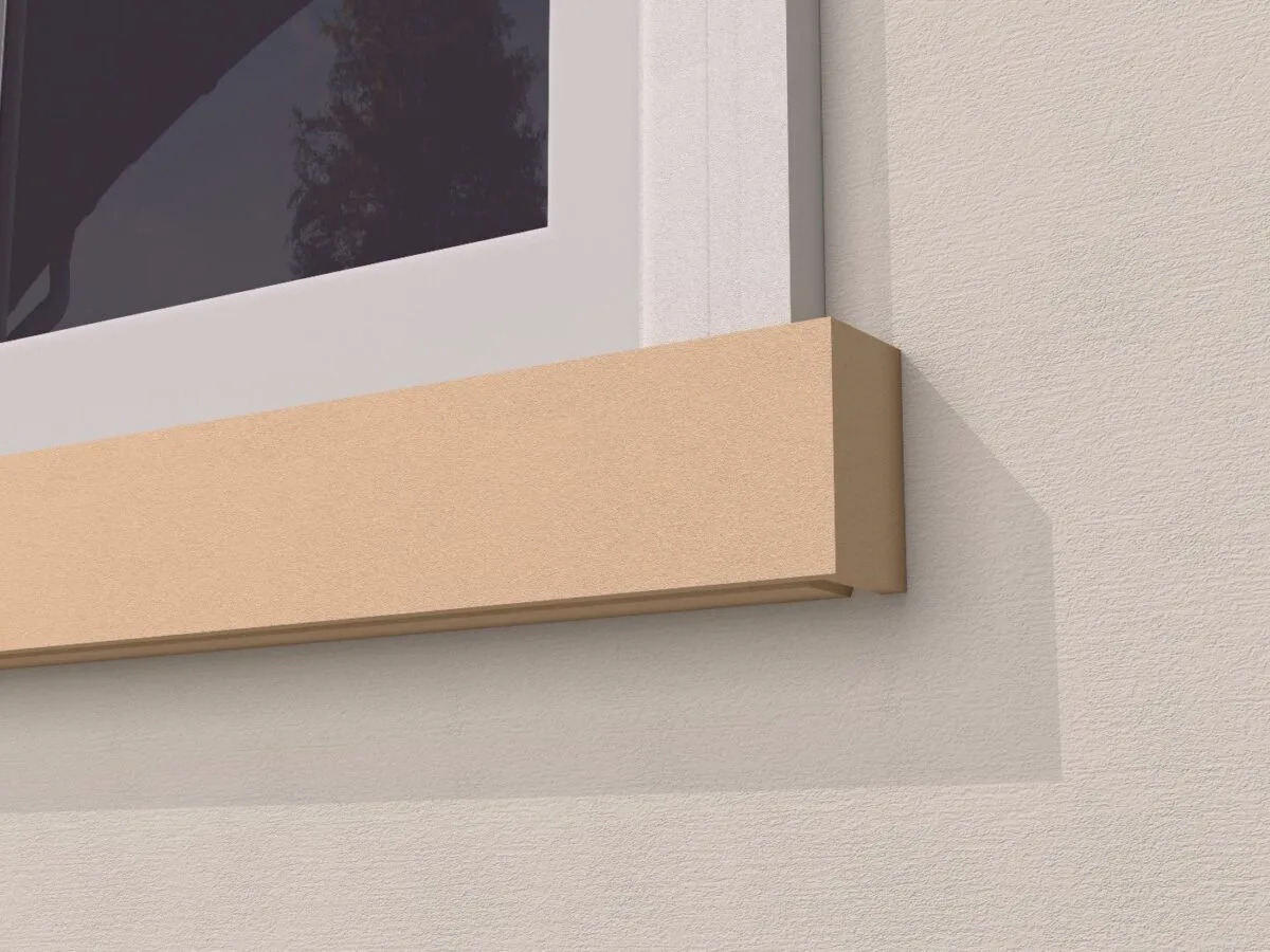 Solbanc pervaz exterior, protectie ferestre, izolatie, FP203, 68x120x2000 mm
