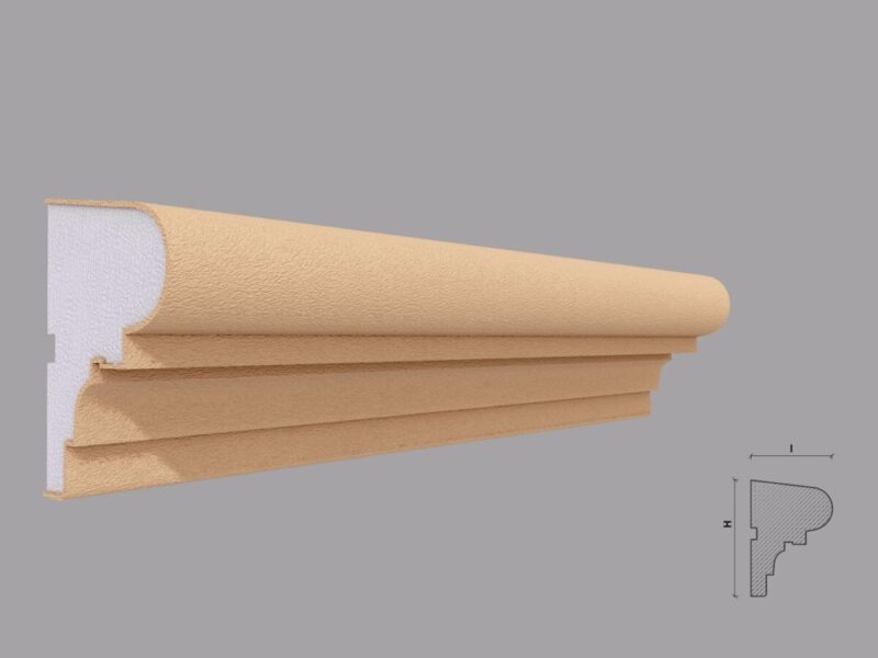 Solbanc pervaz exterior FP205 70x100x2000 mm - imagine 4
