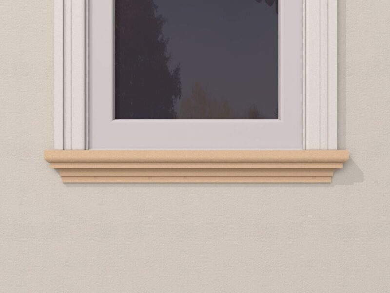 Solbanc pervaz exterior FP205D 70x100x2000 mm - imagine 2