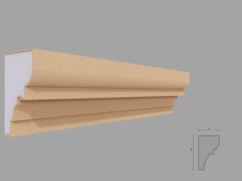 Solbanc pervaz exterior FP205D 70x100x2000 mm - imagine 4