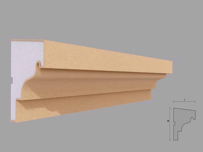 Solbanc pervaz exterior FP206 81x120x2000 mm - imagine 4