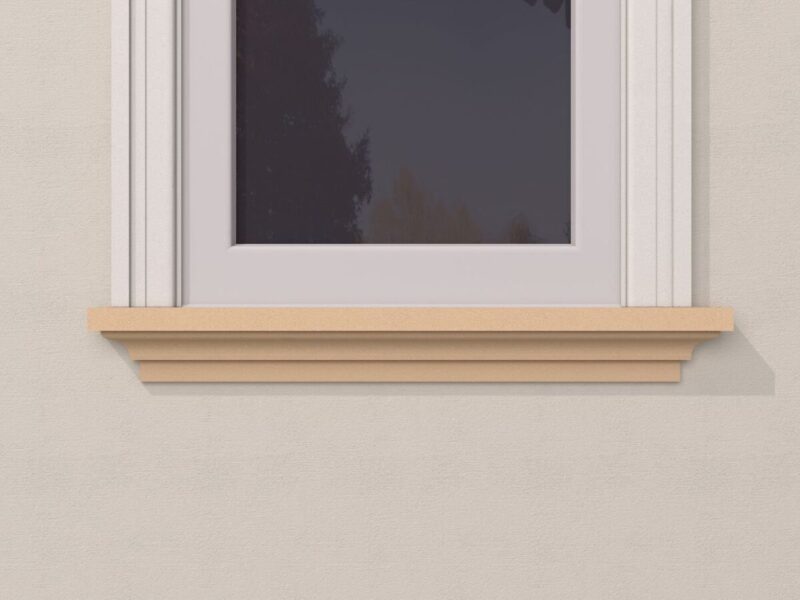 Solbanc pervaz exterior FP206D 81x120x2000 mm - imagine 2