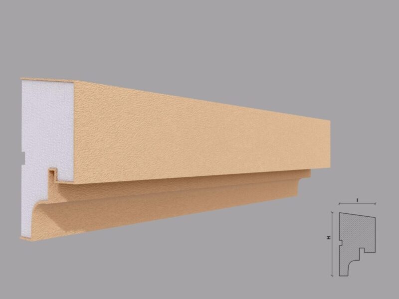 Solbanc pervaz exterior FP208 68x120x2000 mm - imagine 4