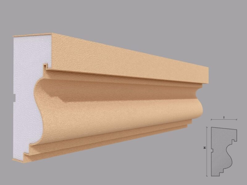 Solbanc pervaz exterior FP209 78x150x2000 mm - imagine 4