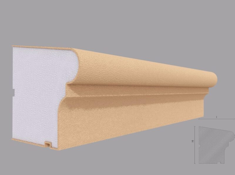 Solbanc pervaz exterior FP214 115x120x2000 mm - imagine 4