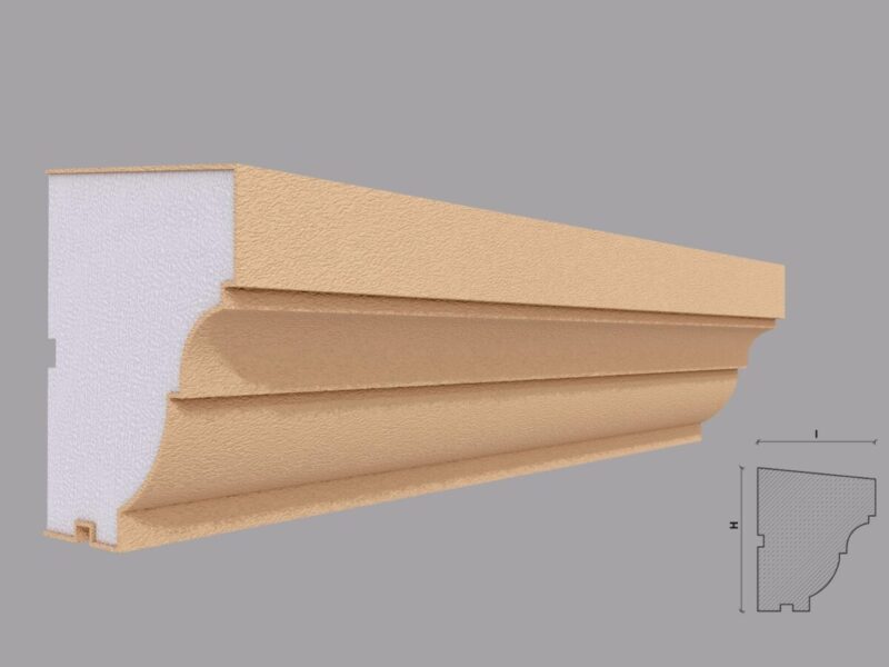 Solbanc pervaz exterior FP216  100x122x2000 mm - imagine 2