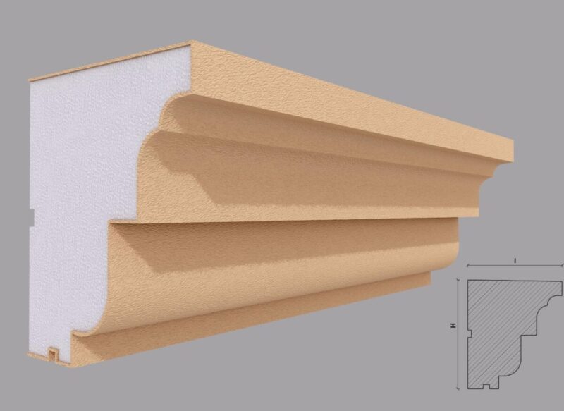 Solbanc pervaz exterior FP220  130x150x2000 mm - imagine 4