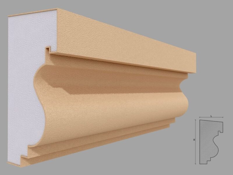 Solbanc pervaz exterior FP223  105x200x2000 mm - imagine 4