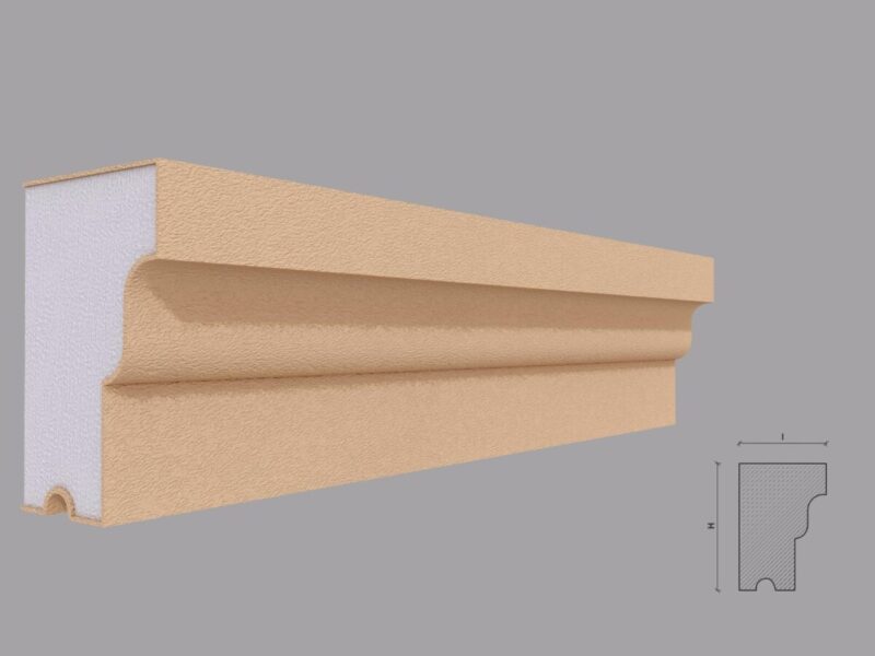 Solbanc pervaz exterior FPDE211 75x110x2000 mm - imagine 4