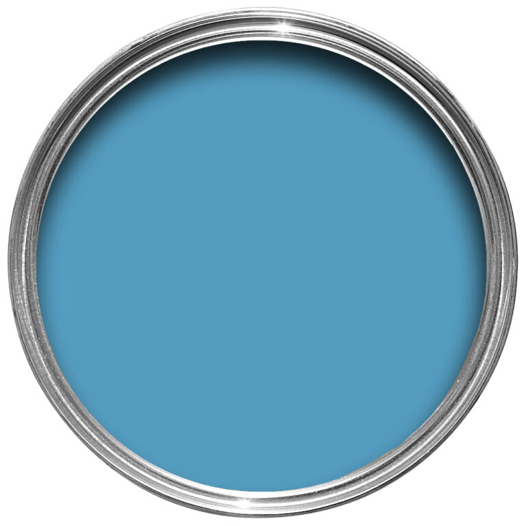 Vopsea albastra mata 7 la suta luciu pentru interior Farrow and Ball Mostra St Giles Blue No. 280 100 ml
