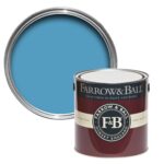 Vopsea albastra satinata 20 la suta luciu pentru interior Farrow and Ball Estate Eggshell St Giles Blue No. 280 2.5 Litri