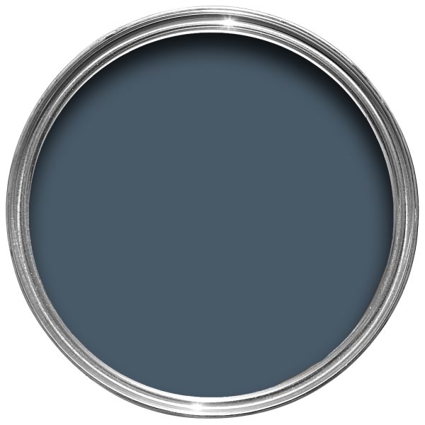 Vopsea albastra mata 7 la suta luciu pentru interior Farrow and Ball Mostra Stiffkey Blue No. 281 100 ml