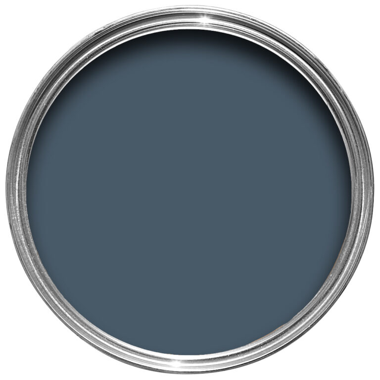Vopsea albastra mata 7 la suta luciu pentru interior Farrow and Ball Mostra Stiffkey Blue No. 281 100 ml